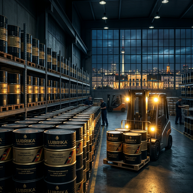 MÖLLER lubricant warehouse Berlin — B2B import guide for Arab market distributors